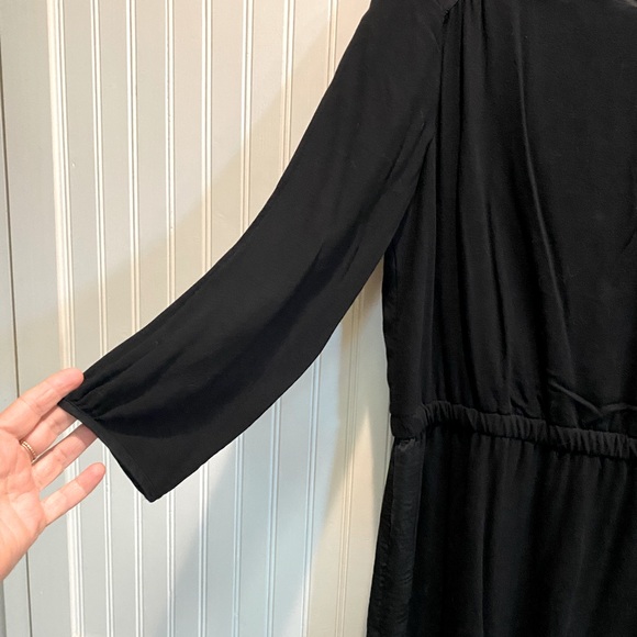 H&M Black Zip Back Knee-length Dress - 12 - Picture 3 of 10